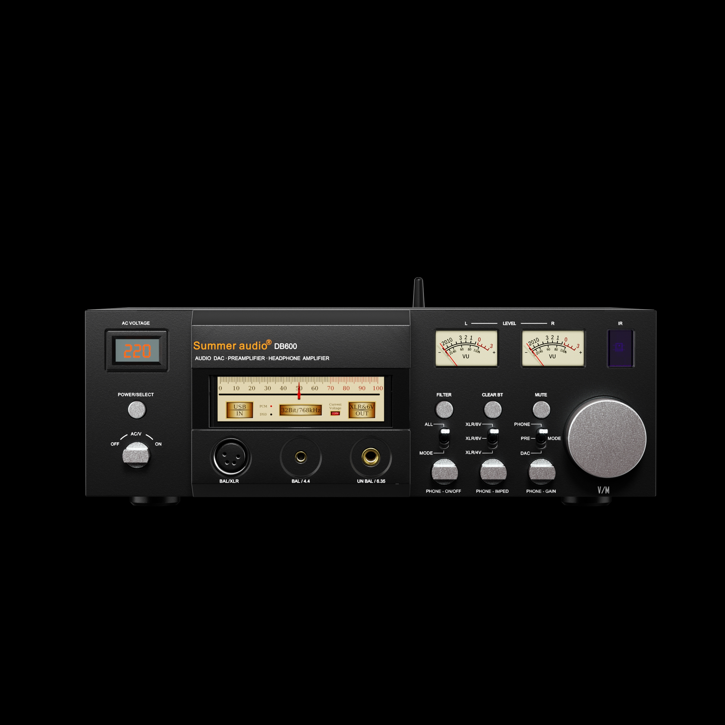 DB600-Helios系列台式解码耳放